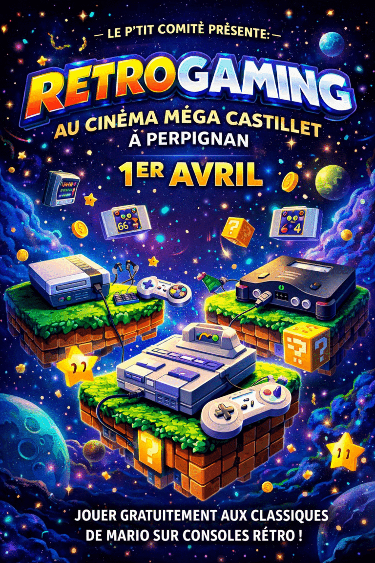 Super Mario Galaxy à Perpignan : Le P&rsquo;tit Comité au Méga Castillet pour la sortie du film